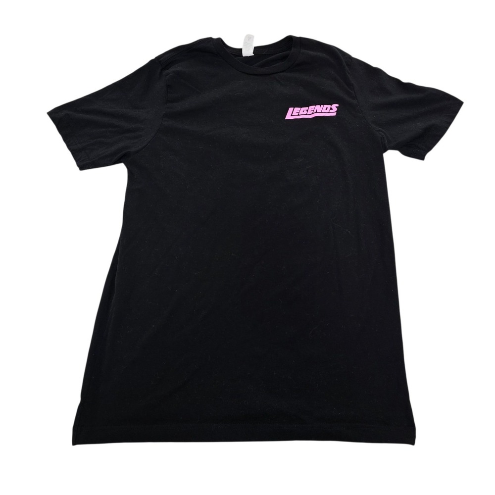 Legends Tokyo Japan Flamingo Graphic T-Shirt Mens Medium Black - Picture 2 of 5